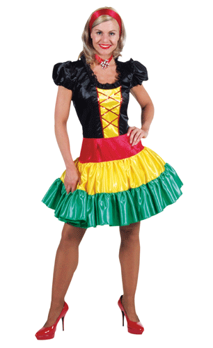Carnavalskleding Dames jurk Brazilie
