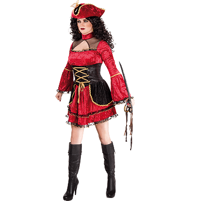 Ladies pirate dress size 
