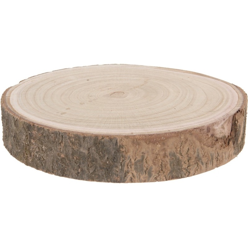Decoratie boomschijf, gemaakt van hout van de anna paulowna boom. de schijf is bijvoorbeeld te gebruiken als ...