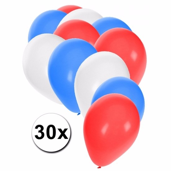 Feestartikelen 30x Australische ballonnen pakket