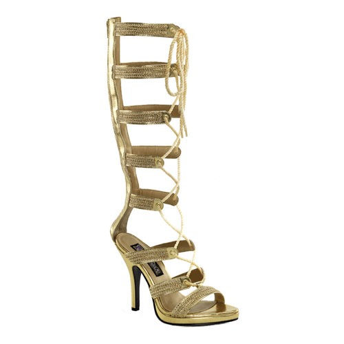 Spiksplinternieuw Gouden Griekse godin sandalen met hak - Gouden schoenen - Trendmax YH-96