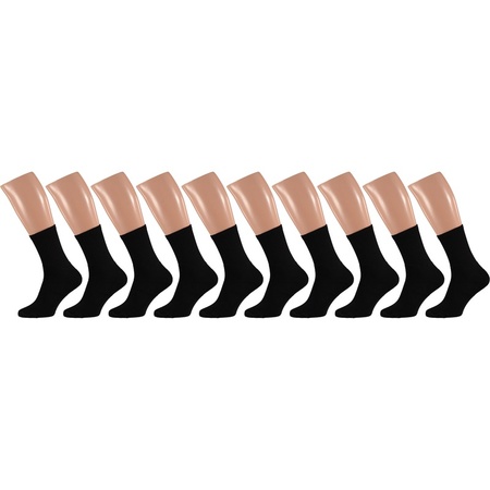 Black socks for women 10 pairs
