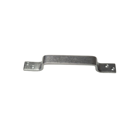 1x Handles / door handles galvanized metal 25 cm