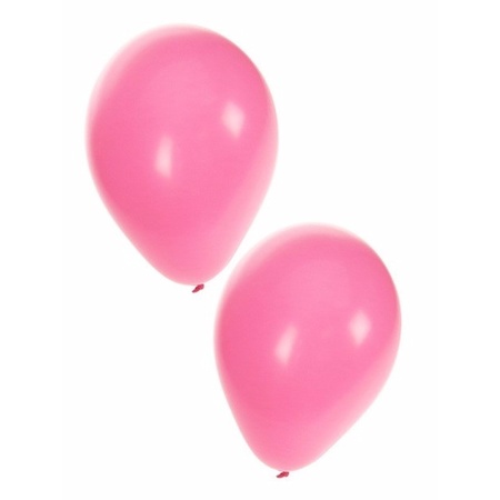Feestartikelen 25 lichtroze ballonnen