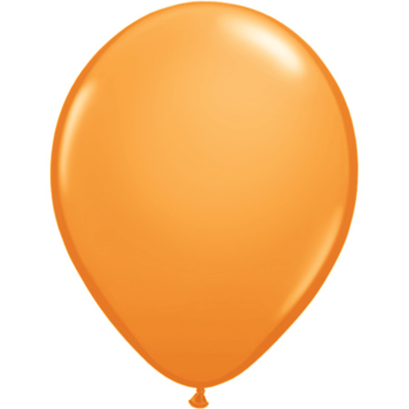 Oranje versiering 25 ballonnen