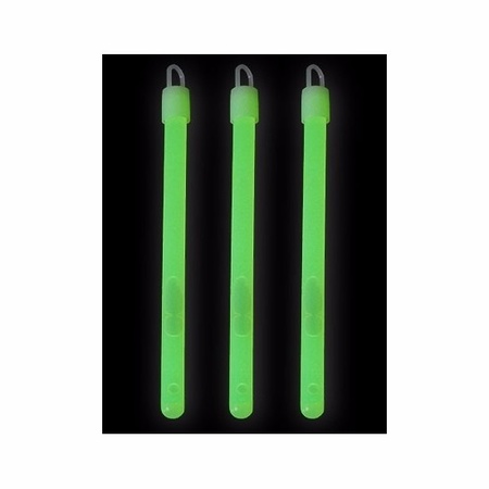 Groene neon glow sticks 3 stuks