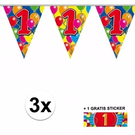3x Flagline 1 years simplex with free sticker