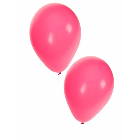 Feestartikelen 50 roze ballonnen