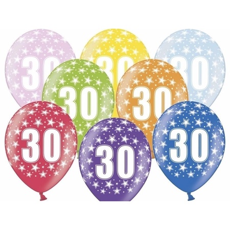 Birthday party 30 years decoration package guirlande and balloons