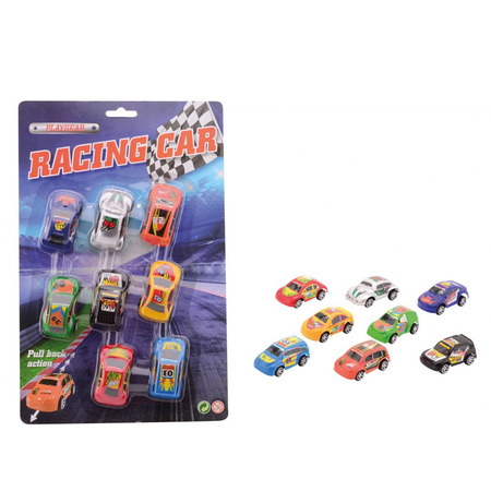 Kinderspeelgoed 8x race auto kado set