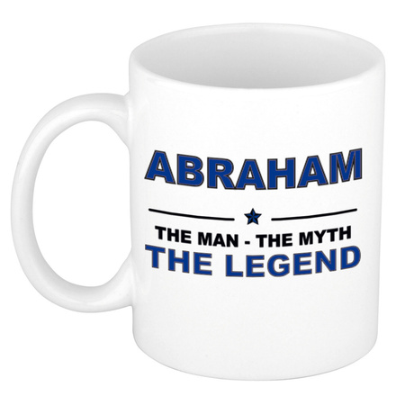 Namen koffiemok / theebeker Abraham The man, The myth the legend 300 ml