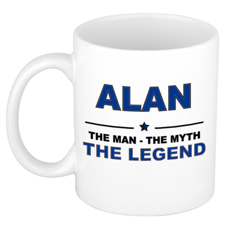 Namen koffiemok / theebeker Alan The man, The myth the legend 300 ml