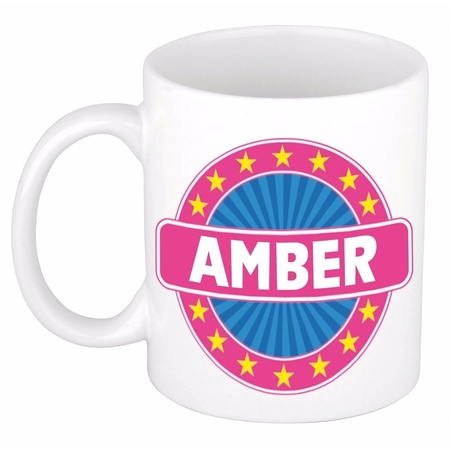 Mok met naam Amber 300 ml
