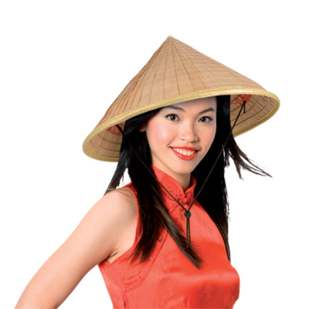 Feestartikelen Aziatische hoed