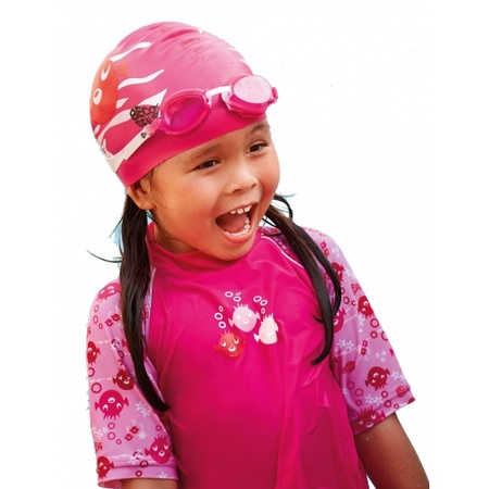 Swimming cap for children with fish
