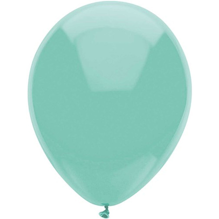Haza - Balloons - mintgreen theme party/birthday - 100x - 29 cm