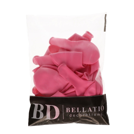 Bellatio Decorations 150x neon pink balloons 27 cm