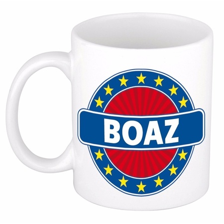 Mok met naam Boaz 300 ml