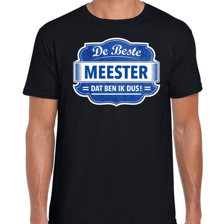 T-shirt de beste meester black for men