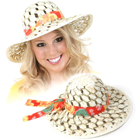 Caribbean straw hat
