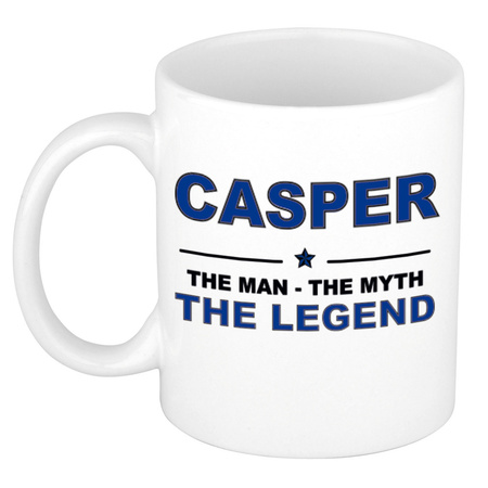 Namen koffiemok / theebeker Casper The man, The myth the legend 300 ml