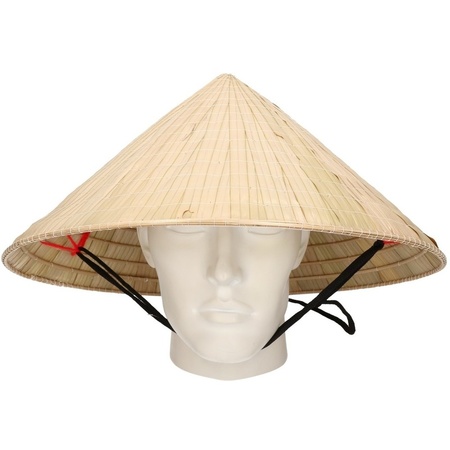 Feestartikelen Chinese stro hoed