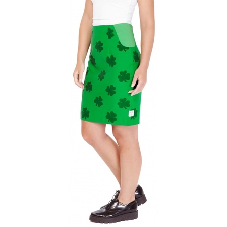 St. Patricks thema groen mantelpakje