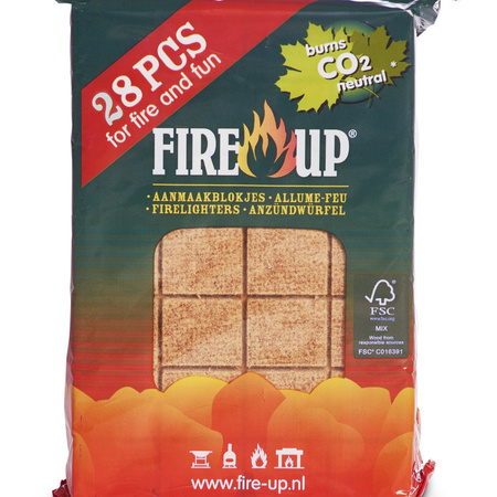 Fire-Up Barbecue fire lighters - 28x - non toxic