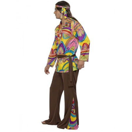 Carnavalskleding Gekleurd hippie pak voor heren