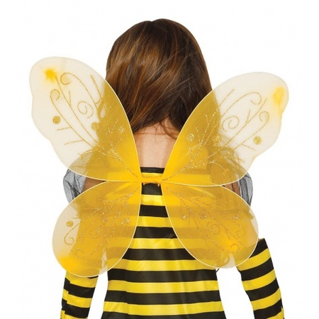 Yellow butterfly wings for kids