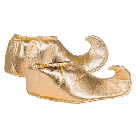 Arabian nights shoe covers gold for adults