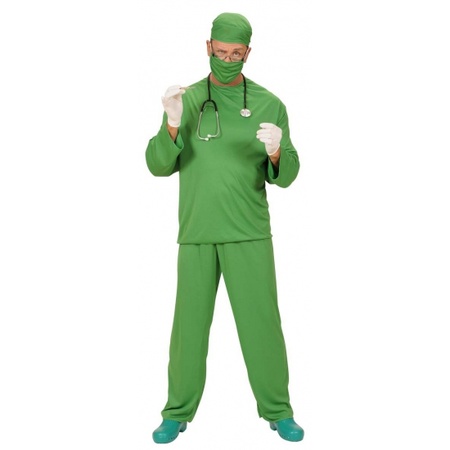 Groene chirurg kleding voor volwassenen