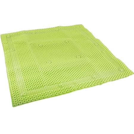 Groene antislip mat voor douchekabine 52 cm