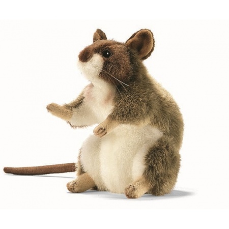 Knuffel muis van pluche 15 cm