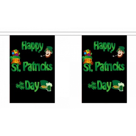 Luxe St. Patricks day vlaggenlijnen 9 m