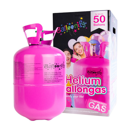 Helium tank/cilinder for 50 balloons