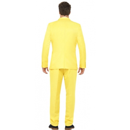 Business suit yellow print
