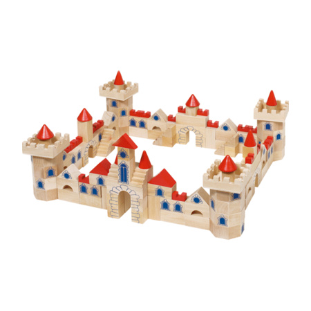 Kinder speelset kasteel bouw blokken 145-delig