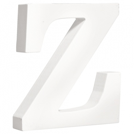Hobby letter Z van hout 11 cm