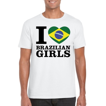 Fun shirt vakantie I love Braziliaanse dames voor heren