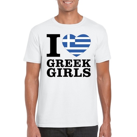 Fun shirt vakantie I love Griekse dames voor heren