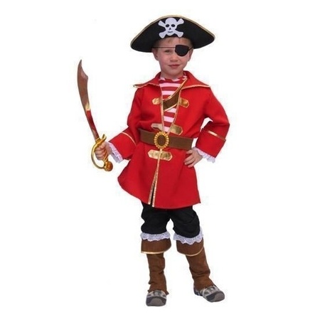 Carnavalskleding Kapitein piraten pak voor kinderen
