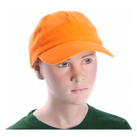 Baseball caps kinderen oranje