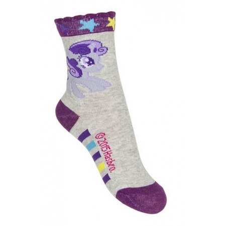 My Little Pony sokjes grijs voor kinderen 1 paar
