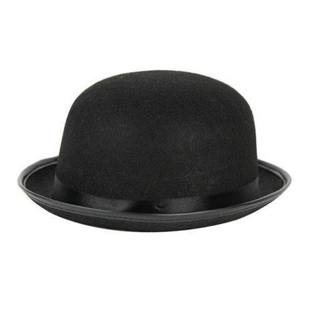 English bowler hat black for adults