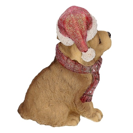 Kerst beeldje Labrador hondje