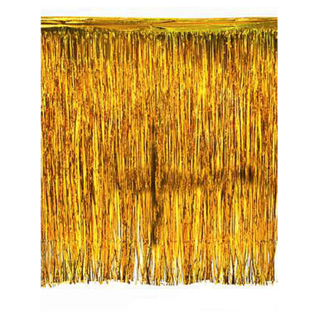 Disco versiering gouden deurgordijn