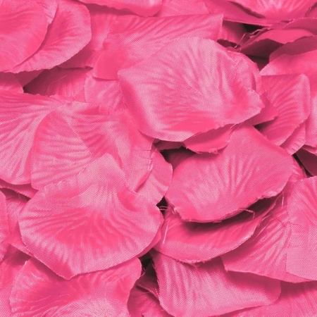 Feestartikelen Luxe roze rozenblaadjes pakket