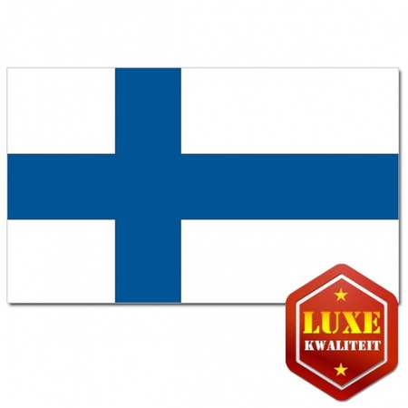 Feestartikelen Luxe vlag Finland