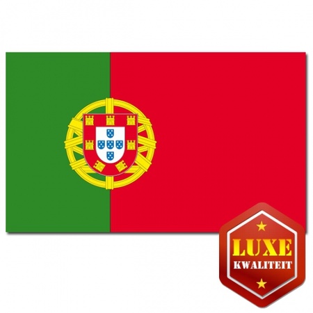 Feestartikelen Luxe vlag Portugal